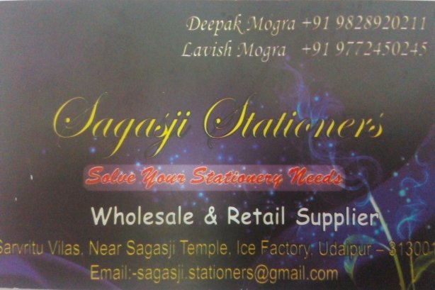 Sagasji Stationers - Stationery Images