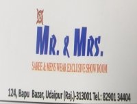 MR.& Mrs. Saree & Mens wear - Sarees logo